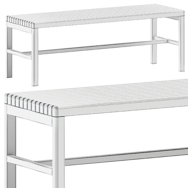 Slat Bench by BassamFellows / Bench — Descargar