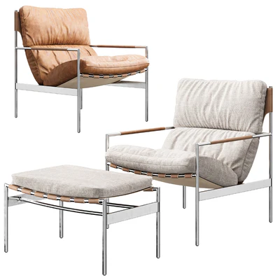 Кресло STUART SLING CHAIR от WEST ELM — Вид 2