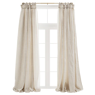 Balloon Drapery Linen Light Natural Curtains — Вид 1