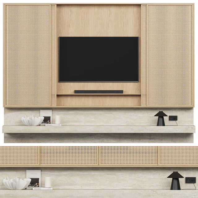 TV Wall with Chipper lamp — Скачать