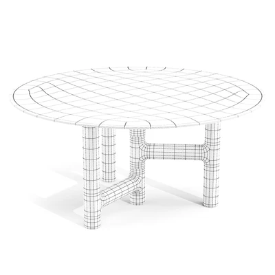Bonaldo: Pivot - Dining Tables Set-01 — Ver 3