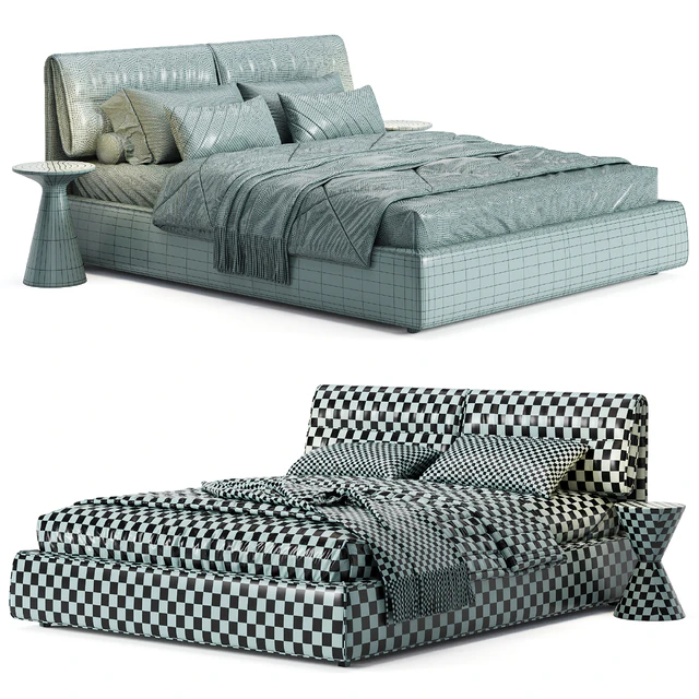 Campo Bed Bonaldo — Скачать