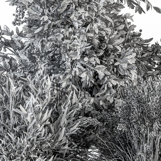 Mixed Plant Bush - Bush Set 49 — Скачать