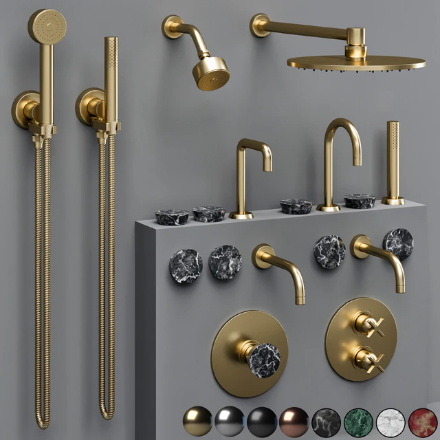 the watermark collection ZEN bathroom faucet set — Скачать