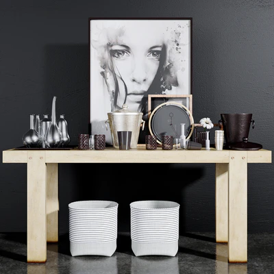 Decorative console table set - 2 — Ver 1
