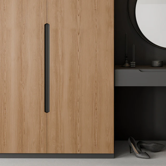 Hallway 63 - Black and Wood Entrance — Скачать
