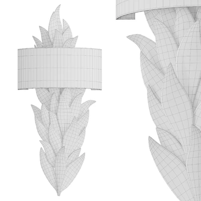 Leaf shaped wall lamp EVO S — Ver 2