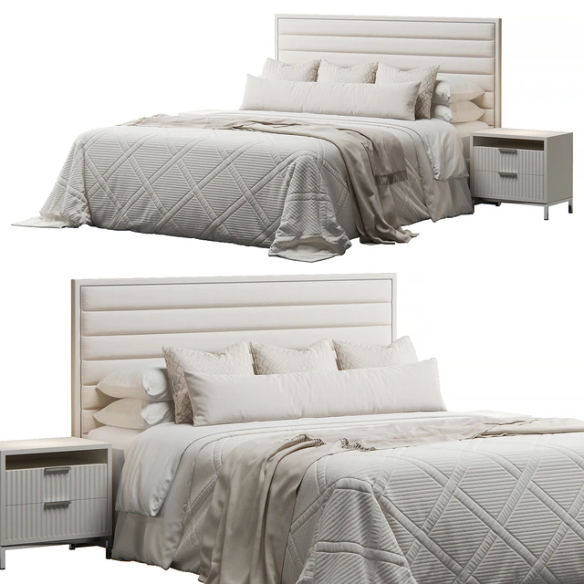 Westbury Rectangular Bed — Скачать