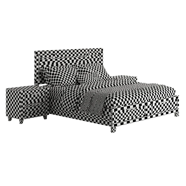 Morales Rustic Wood Bed — Descargar