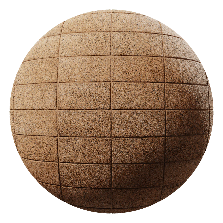 concrete blocks brown shot blast 001 — Скачать