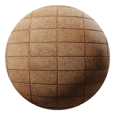 concrete blocks brown shot blast 001 — Скачать