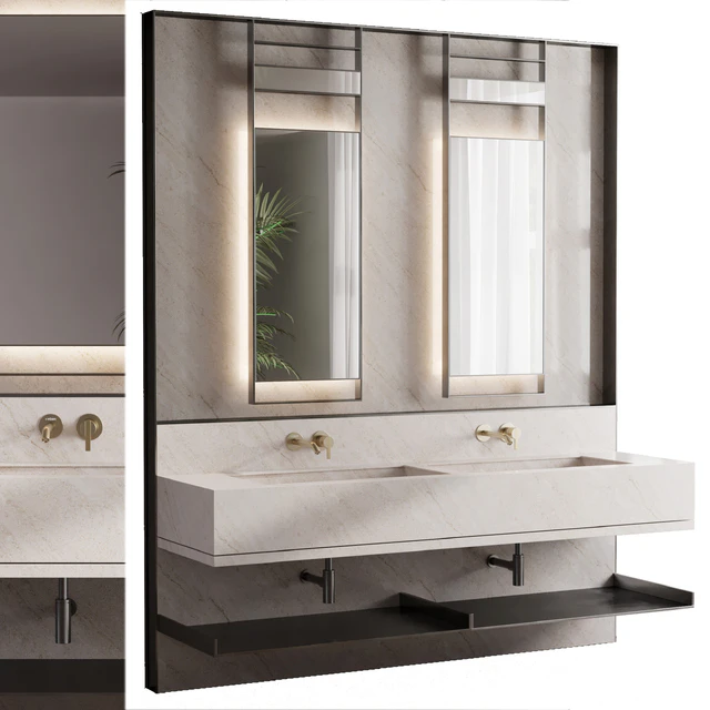 Bathroom furniture by inbani faucet set 62 — Скачать