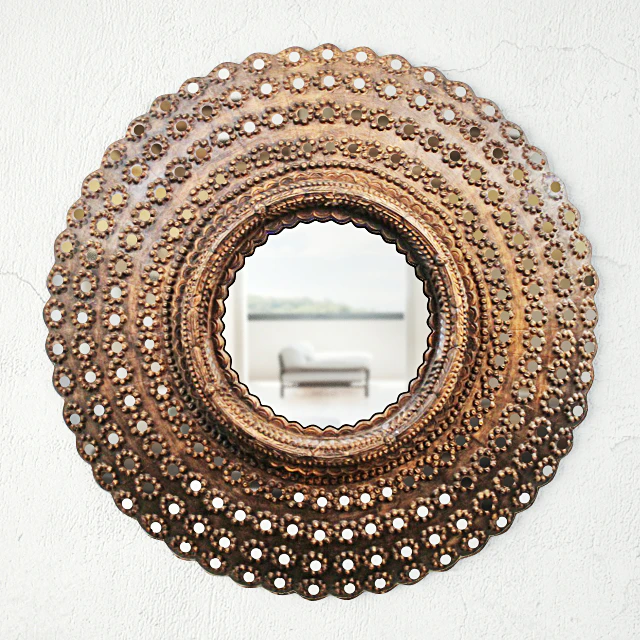 Round Peacock Mirror — Скачать