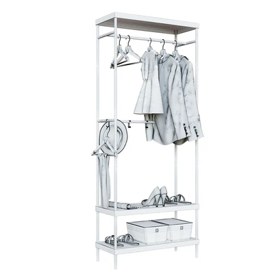 Ikea ikea MAKKAPER Hanger with storage compartment, — View 2