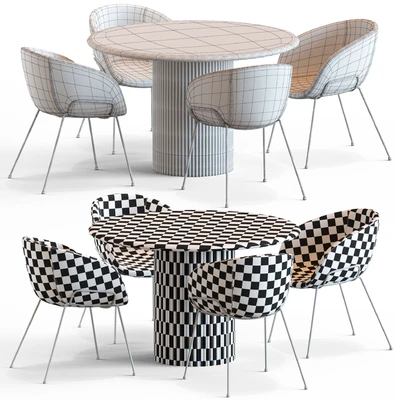 Globewest Benjamin Table and Duke Chair — View 2