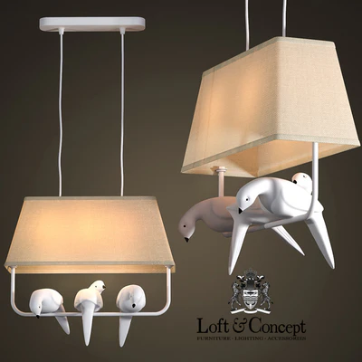 Chandelier Bird Chandelier 3 — Ver 1