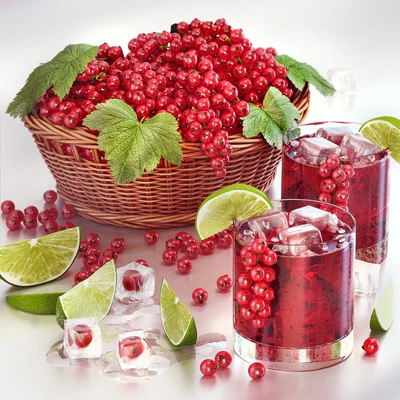 Currant juice with berries — Ver 1
