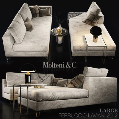 Диван Molteni c LARGE white — Вид 1
