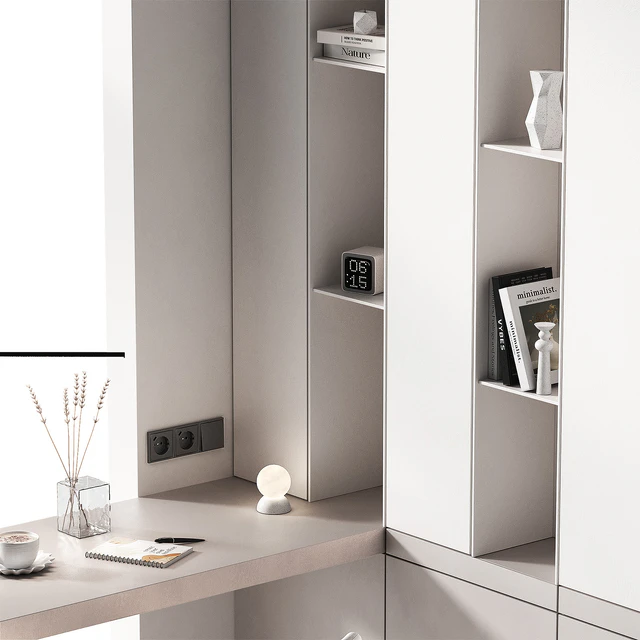 Workplace 2. Minimal home office furniture. Modular set. — Скачать