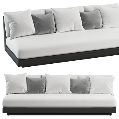RH | Maya Aluminum Sofa Collection - Slate — Вид 2