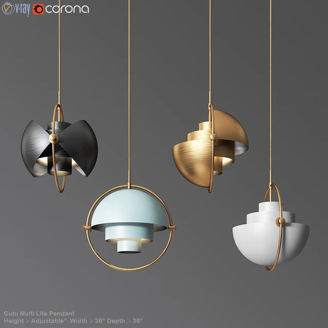 Gubi Multi Lite Pendant Louis Weisdorf — Скачать