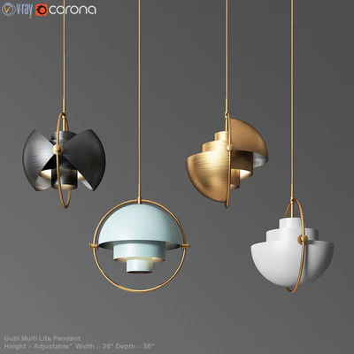 Gubi Multi Lite Pendant Louis Weisdorf — Скачать