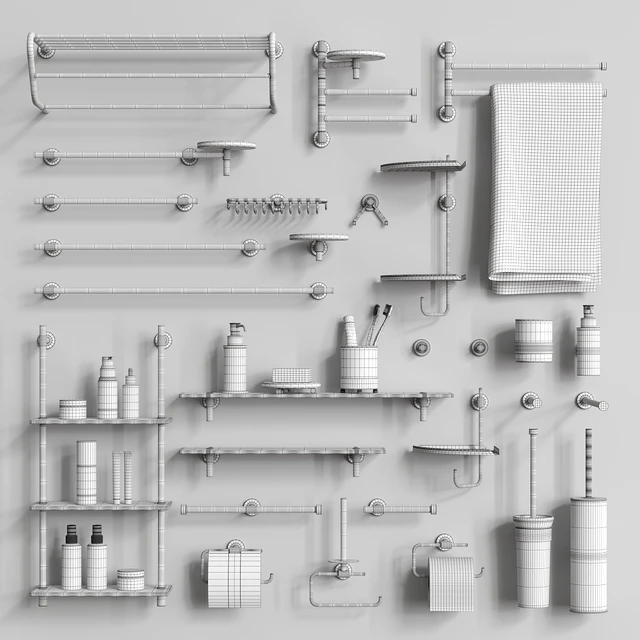 Bathroom accessories BERTOCCI Cinquecento — Descargar