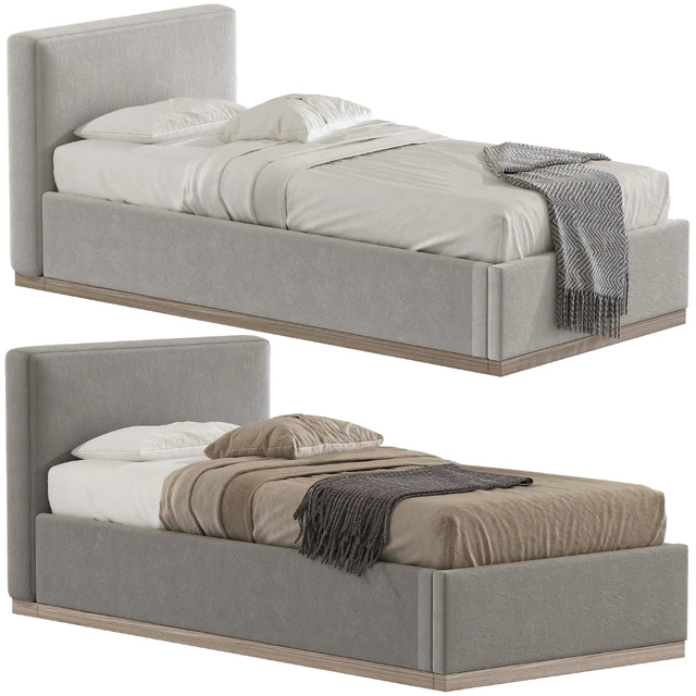 Кровать Dawn Kids' Bed, Indigo Linen 391 — Скачать