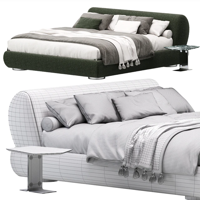 Supermoon Bed by Minotti — Descargar