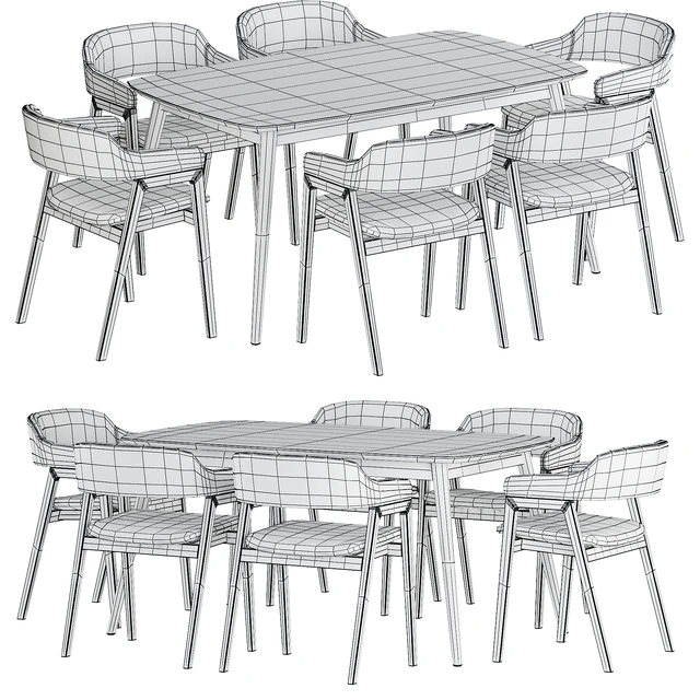Article Savis Dining Table — Скачать