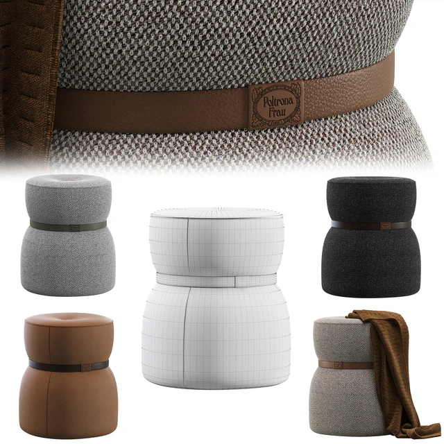 Pouf LEPLÌ by Poltrona Frau / ПУФ ЛЕПЛИ — Скачать