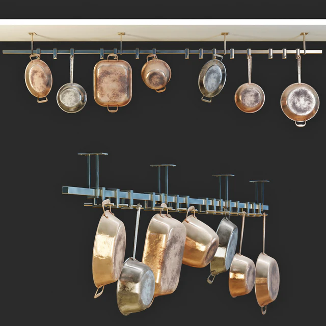 Copper dishes, Набор медной посуды — Скачать