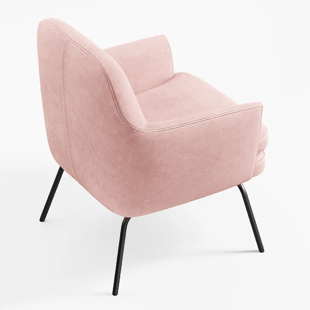 Chloe Velvet Arm Chair — Descargar