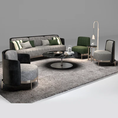 Minotti tape armchair — Ver 2