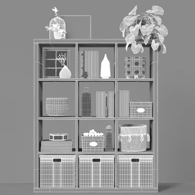 Shelving unit Ikea Kallax — Ver 4