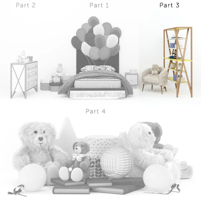 Children furniture nicola bacci tiramisu part3 — Вид 2