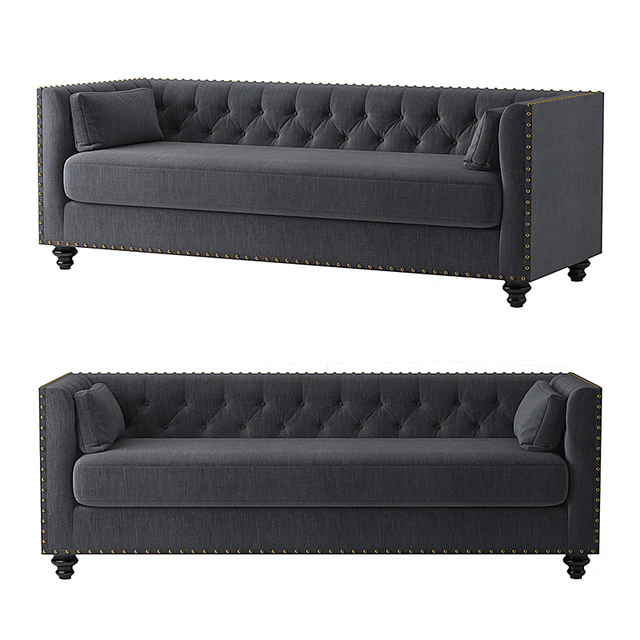 Madeline Chesterfield 3 Seater Sofa. Brosa Furniture. — Descargar