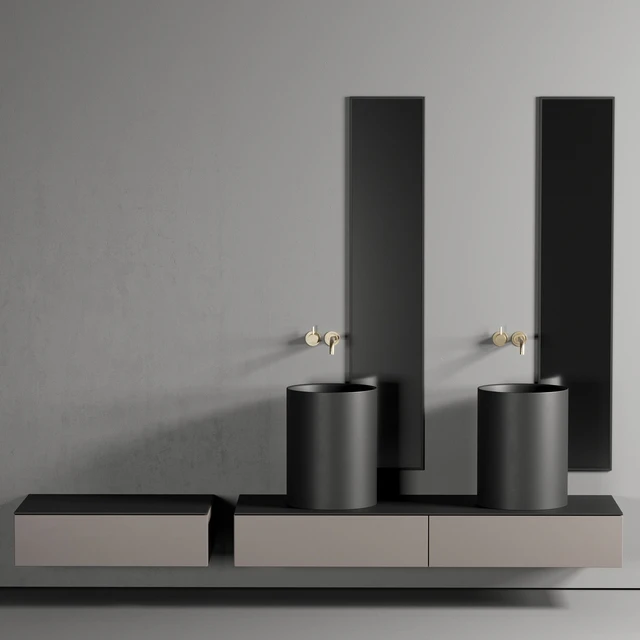 GALASSIA Core Countertop Ceramic Washbasin Set 1 — Descargar