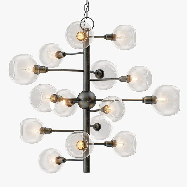 Currey and Company Panpoint Chandelier — Скачать