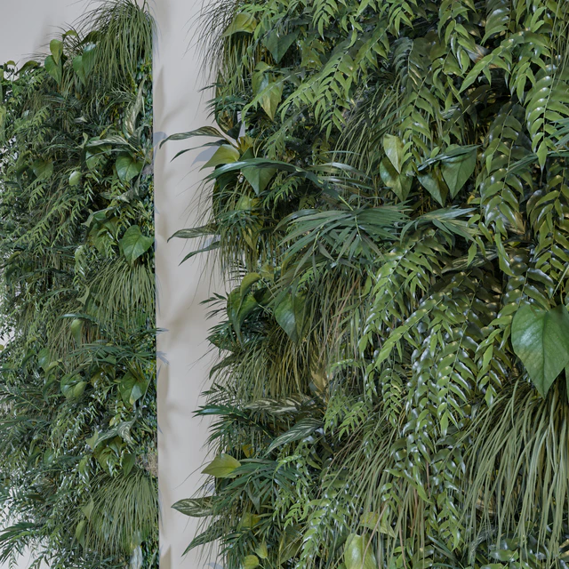 Green wall + corner — Descargar