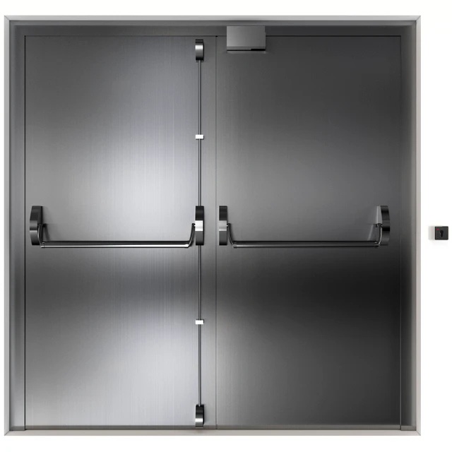 Metal swinging fire doors — Descargar