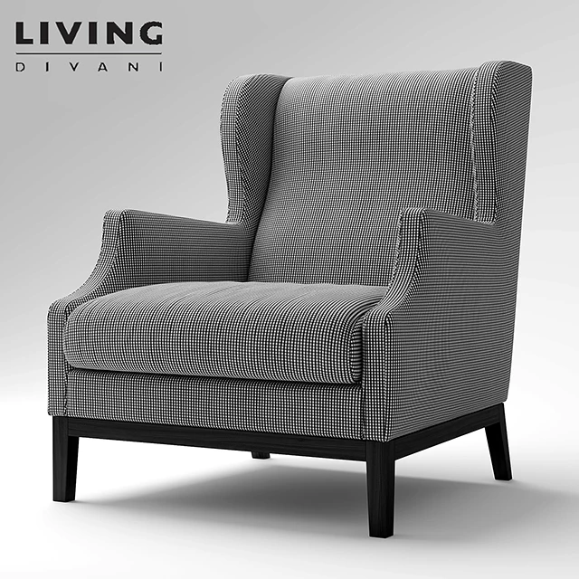 Armchair Chauffeuse Living Divani by Piero Lissoni — Descargar