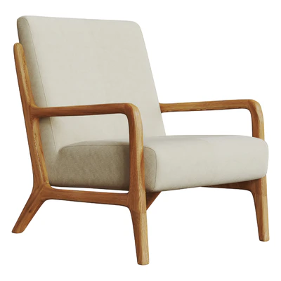 Zara Home Ash Wood and Linen Armchair — Ver 1