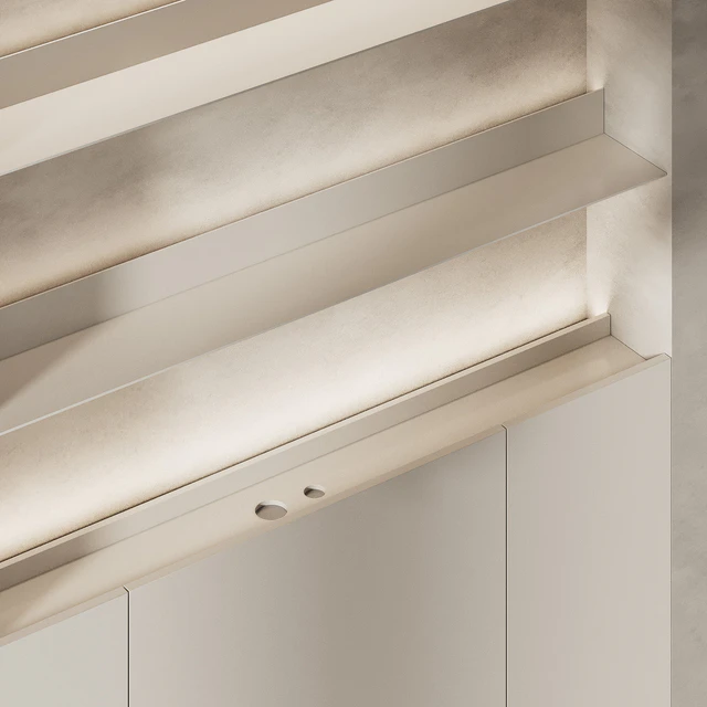 Bathroom furniture with hidden lighting — Descargar