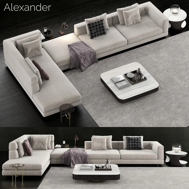 Minotti Alexander Sofa — Descargar