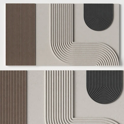 Relief artwork 39 - 3d art wall decor - Panel — Ver 3