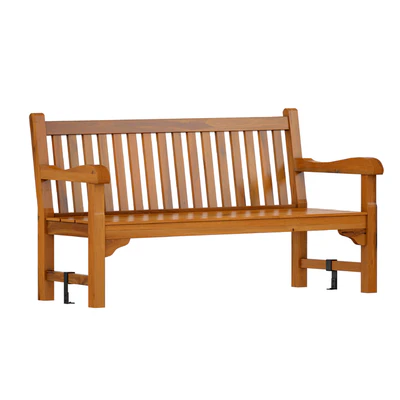 Wooden garden bench / park bench — Ver 4
