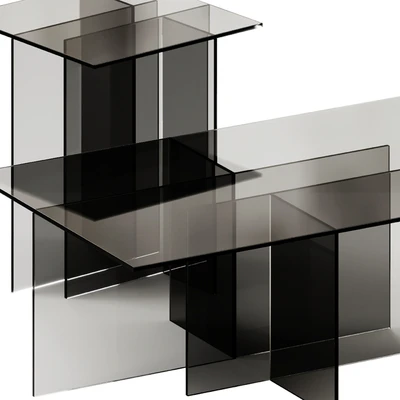 Westwing Collection Anouk Glass Side and Coffee Table — Вид 3