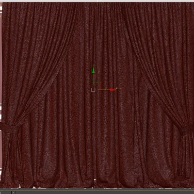 Curtains with window and moldings 366-371 — View 2