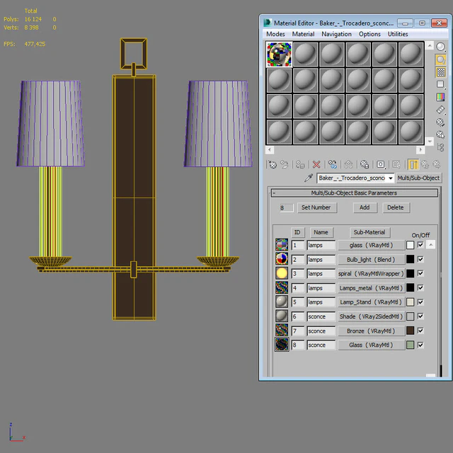 Baker - Trocadero sconce PH401 — Скачать